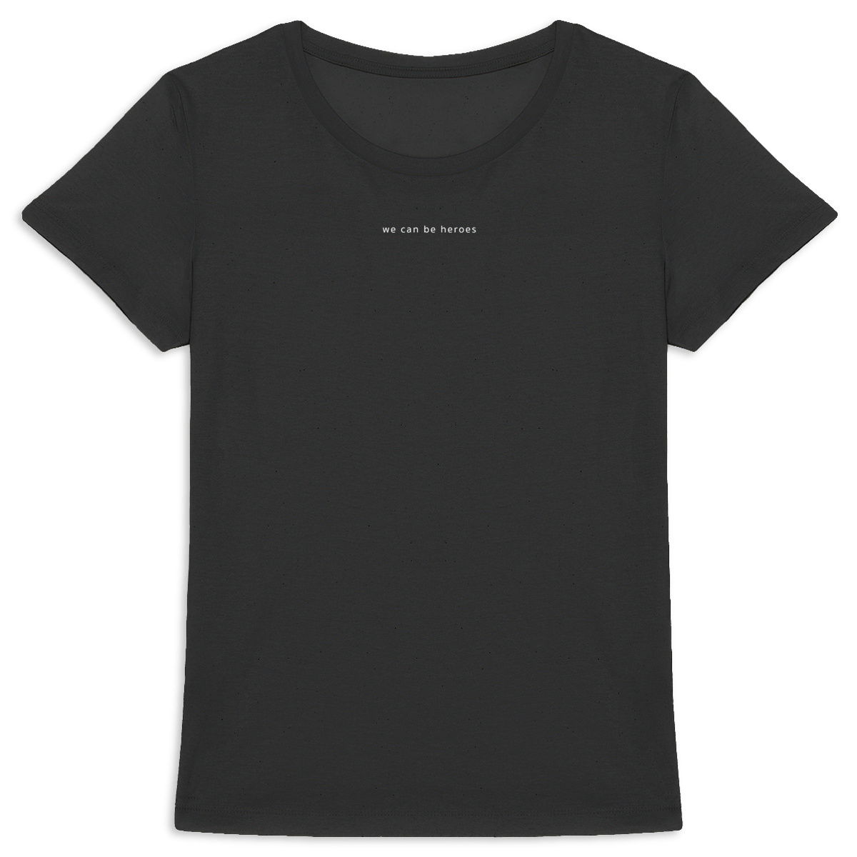 HW Damen T-Shirt schwarz - we can be heroes