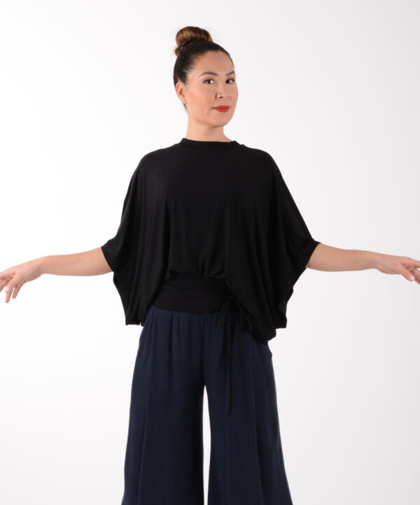 Shirt Chelsea Bambus schwarz