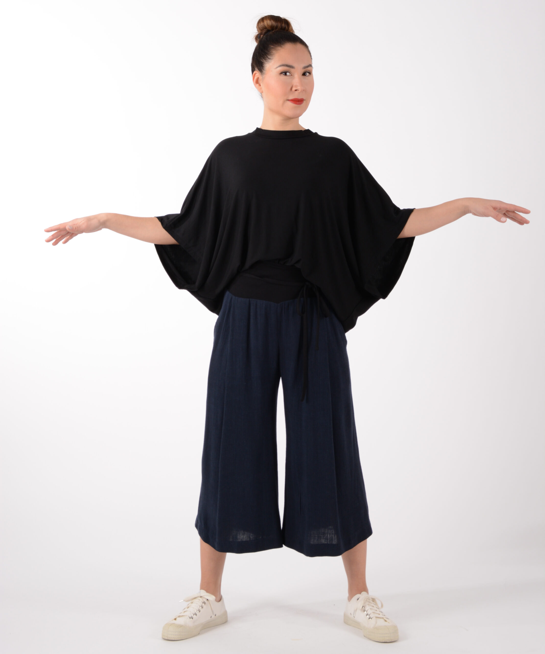 Shirt CHELSEA Bambus schwarz – Bild 4