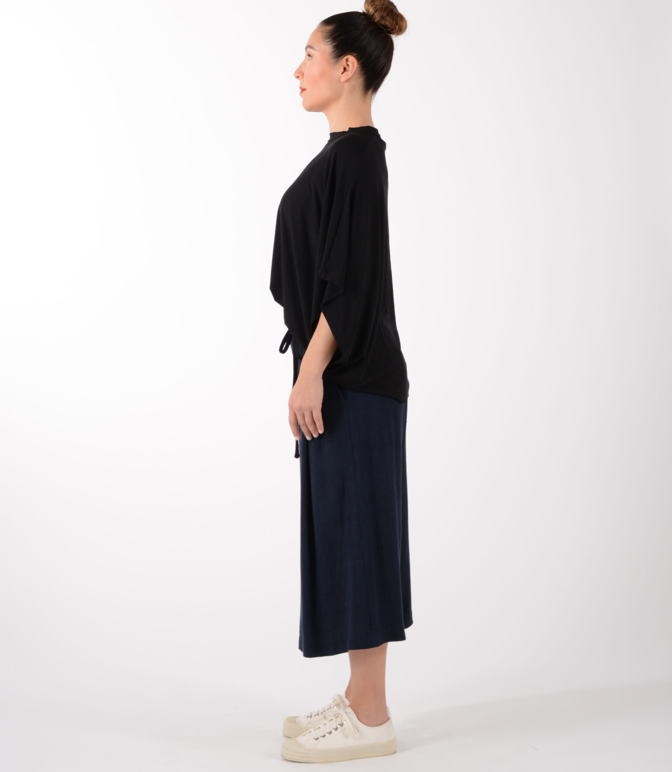 Shirt CHELSEA Bambus schwarz – Bild 3