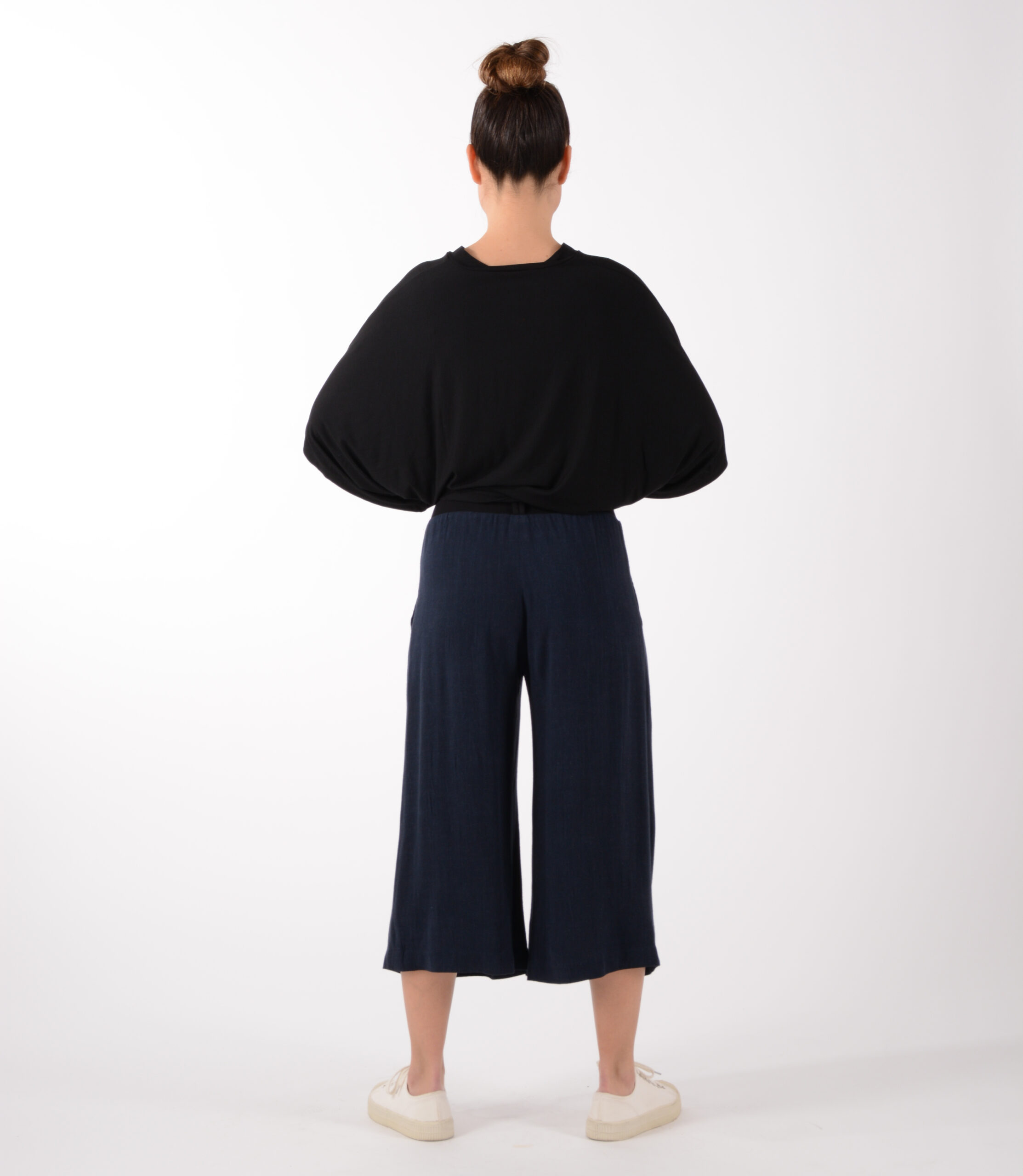 ulliKo Culotte Leinen blau-2