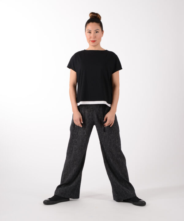 ulliKo Hose Marlen Crepe schwarz