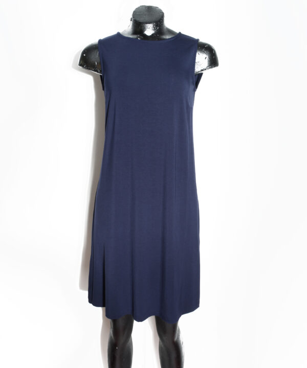 Kleid Louise Bambus Dunkelblau kurz