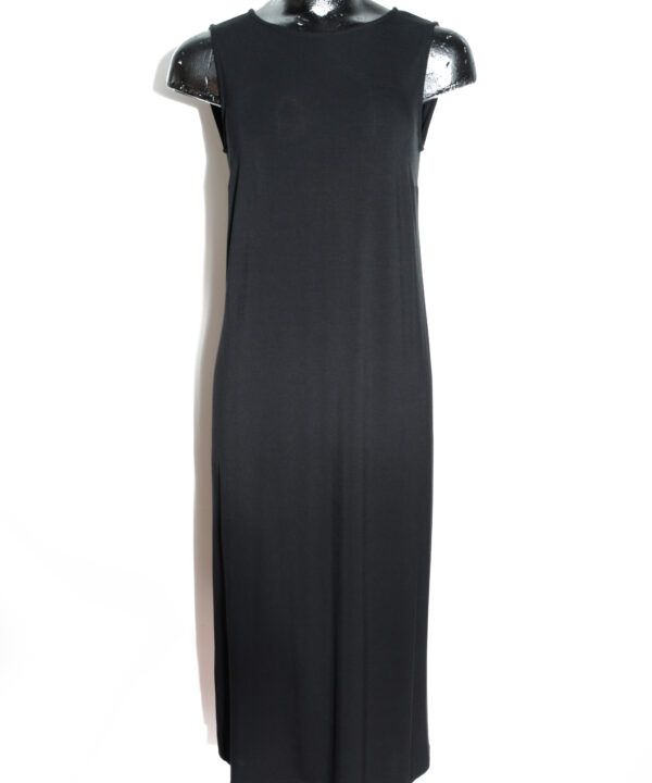Kleid Louise Bambus Schwarz lang