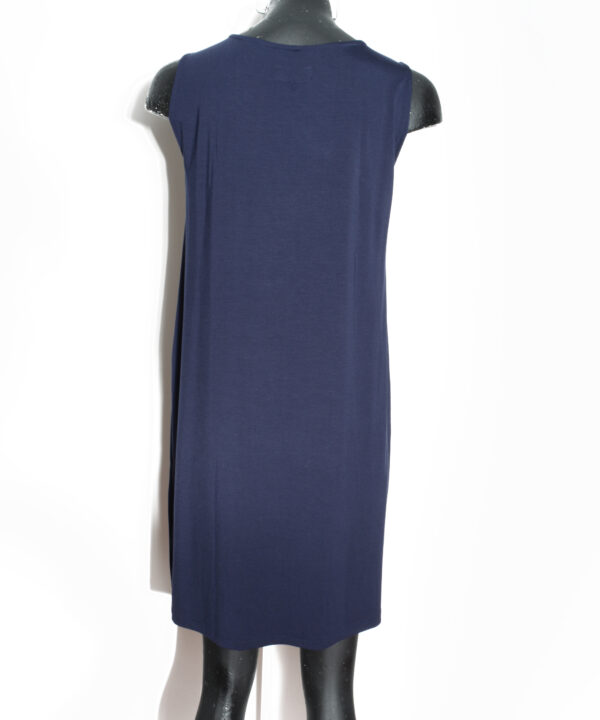 Alternative view of Kleid Louise Bambus Dunkelblau kurz