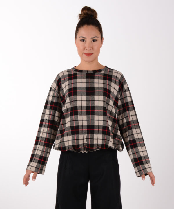 ulliKo Pulli Lina Karo mit extra Kragen