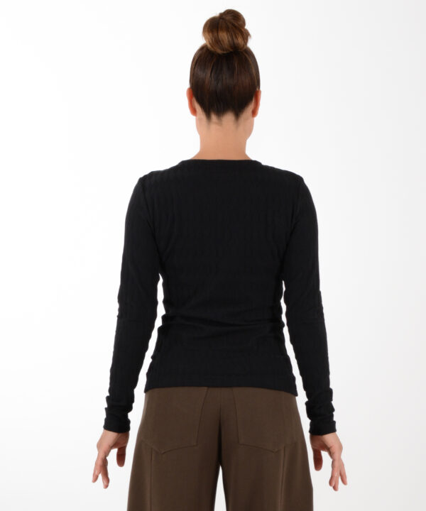 Shirt MEGHAN Schwarz Rauten – Bild 2